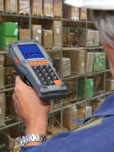 Handheld device used in warehouse